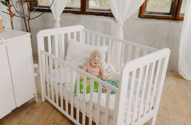 Lit bébé BabyNest I BLANC I Newmamz