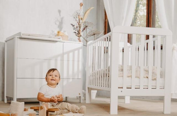 Lit bébé BabyNest I BLANC I Newmamz