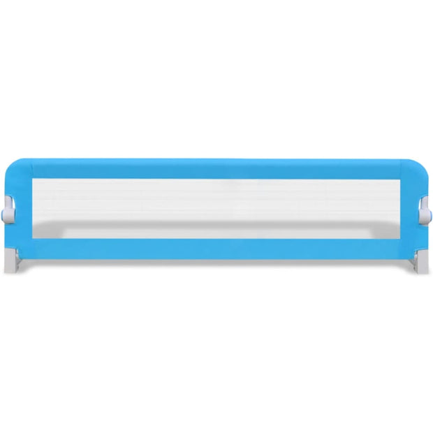 Barrière de lit de sécurité pour tout-petits 2pcs Bleu 150x42cm vidaXL