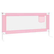 Barrière de sécurité de lit d'enfant Rose 200x25 cm Tissu vidaXL