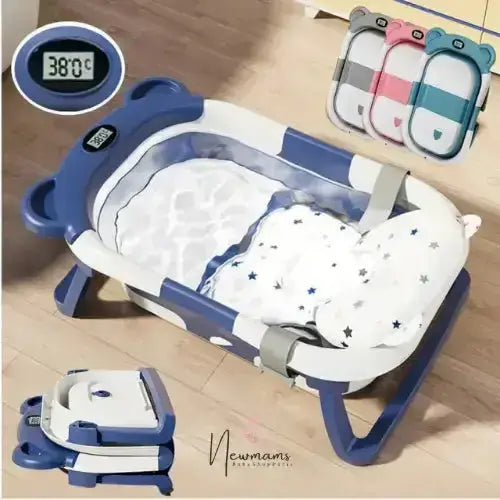 Baignoire bébé pliable avec tapis