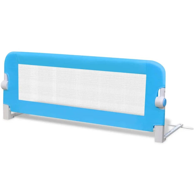 Barrière de lit de sécurité pour tout-petits 2pcs Bleu 102x42cm vidaXL