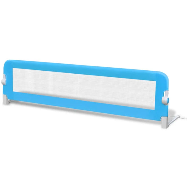 Barrière de lit de sécurité pour tout-petits 2pcs Bleu 150x42cm vidaXL