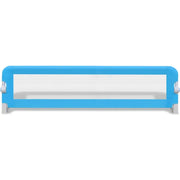 Barrière de lit de sécurité pour tout-petits 2pcs Bleu 150x42cm vidaXL