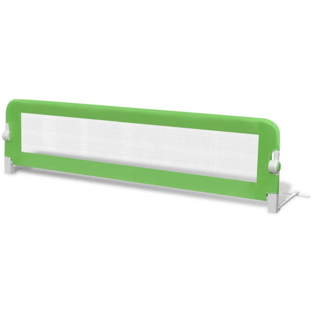 Barrière de lit de sécurité pour tout-petits 2pcs Vert 150x42cm vidaXL