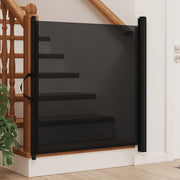 Barrière de sécurité bébé rétractable I NOIR I 102,5 x 125 cm vidaXL