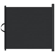 Barrière de sécurité bébé rétractable I NOIR I 102,5 x 125 cm vidaXL