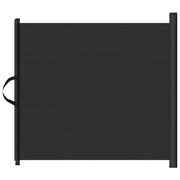 Barrière de sécurité bébé rétractable I NOIR I 117,5x125 cm vidaXL