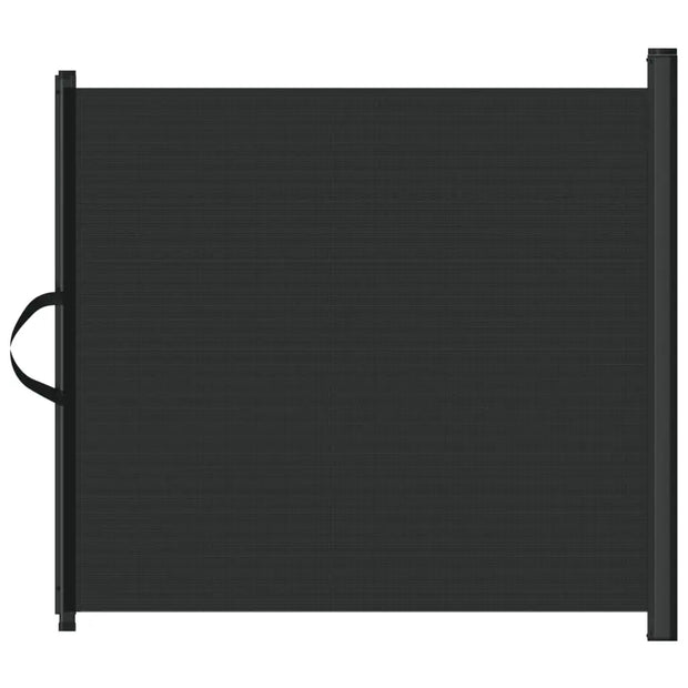 Barrière de sécurité bébé rétractable I NOIR I 117,5x125 cm vidaXL