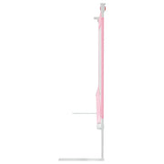 Barrière de sécurité de lit d'enfant Rose 180x25 cm Tissu vidaXL