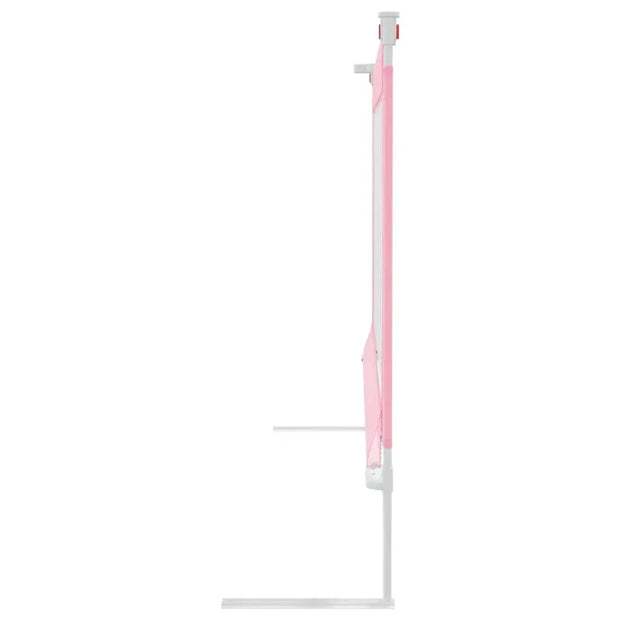 Barrière de sécurité de lit d'enfant Rose 180x25 cm Tissu vidaXL