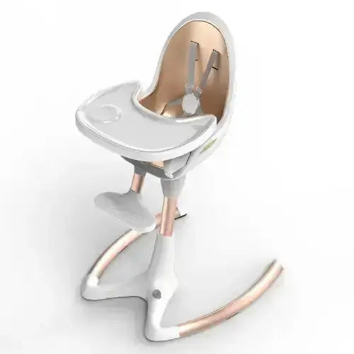 Chaise Haute Bébé HotBabySeat - Blanc - Or - Baby Product