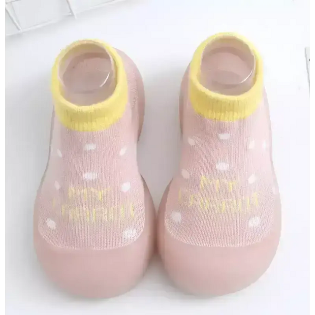 Chaussons chaussettes pour bébés Petipas® - Rose / 11.5