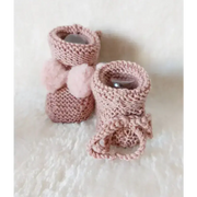 Chaussons en tricot Bébé en Laine et Cachemire - Trésor