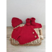 Ensemble Naissance Brassière Bonnet et Chaussons Bébé