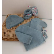 Ensemble Naissance Brassière Bonnet et Chaussons Bébé