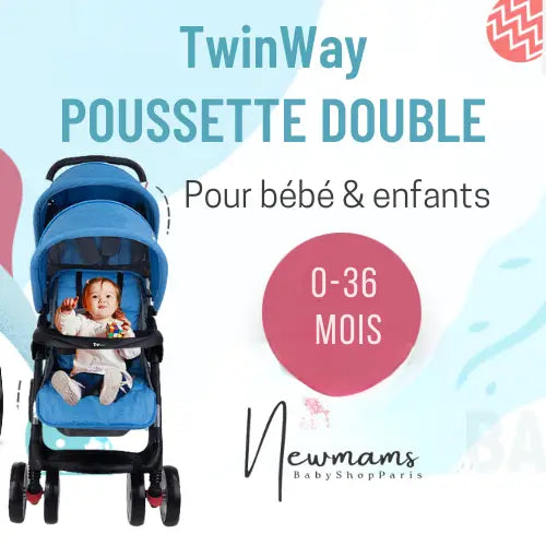 TwinWay Poussette double
