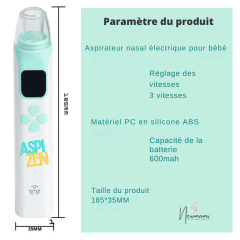 AspiZen™ Mouche bébé électrique