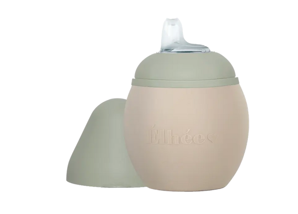 Gourde Bubble Élhée 240ml - bec d'apprentissage extra-souple en silicone