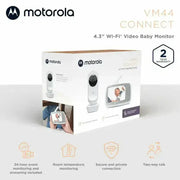 Interphone bébé Motorola VM44 4,3’’ HD WIFI - Bébé Sécurité