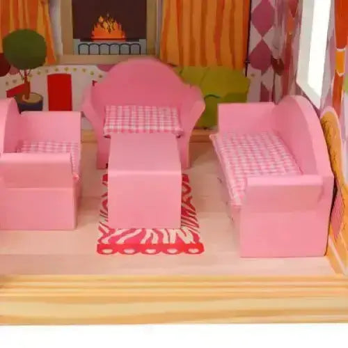 Maison de poupéé en bois - Bébé Jouets pour la petite