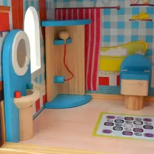 Maison de poupéé en bois - Bébé Jouets pour la petite