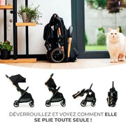 Poussette Canne TravelFlex I Beige  Newmamz - autour de bebe