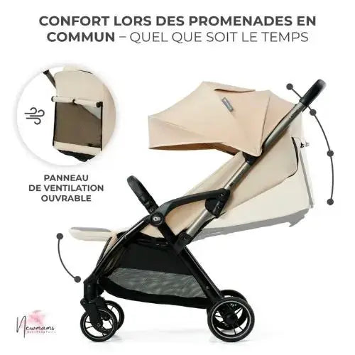 Poussette Canne TravelFlex I Beige  Newmamz - autour de bebe