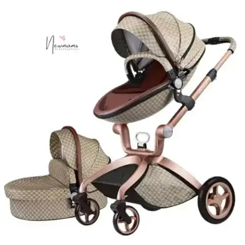 Poussette Hot Mom 2 en 1 - Grilles