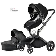 Poussette Hot Mom 2 en 1 - Noir