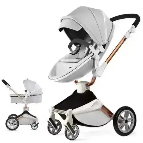 Poussette Hot Mom 3 en 1 - Gris - Bébé Poussettes landaus