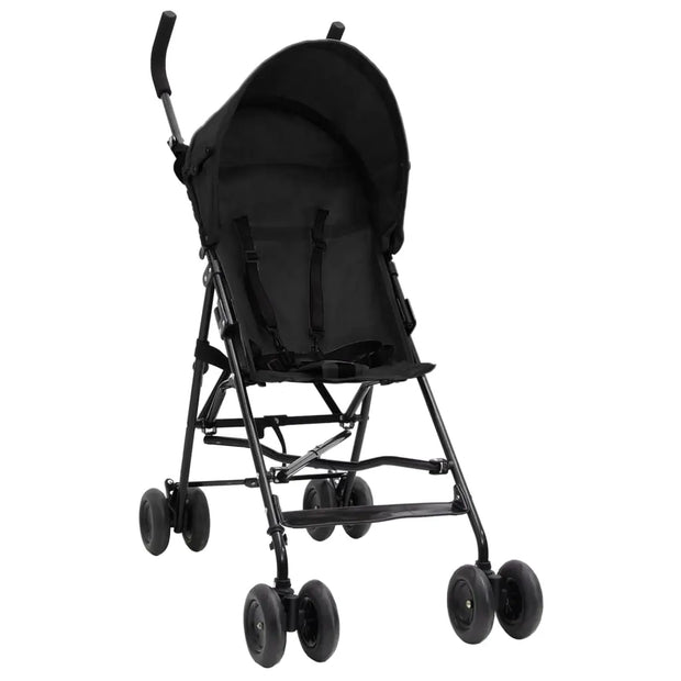 Poussette bébé Anthracite et noir Acier vidaXL