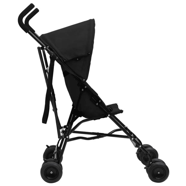 Poussette bébé Anthracite et noir Acier vidaXL