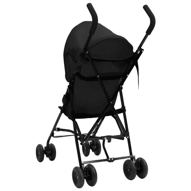 Poussette bébé Anthracite et noir Acier vidaXL