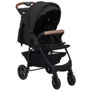 Poussette pour bébé 2-en-1 Anthracite Acier vidaXL