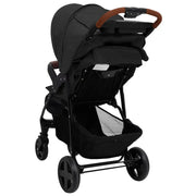 Poussette pour bébé 2-en-1 Anthracite Acier vidaXL