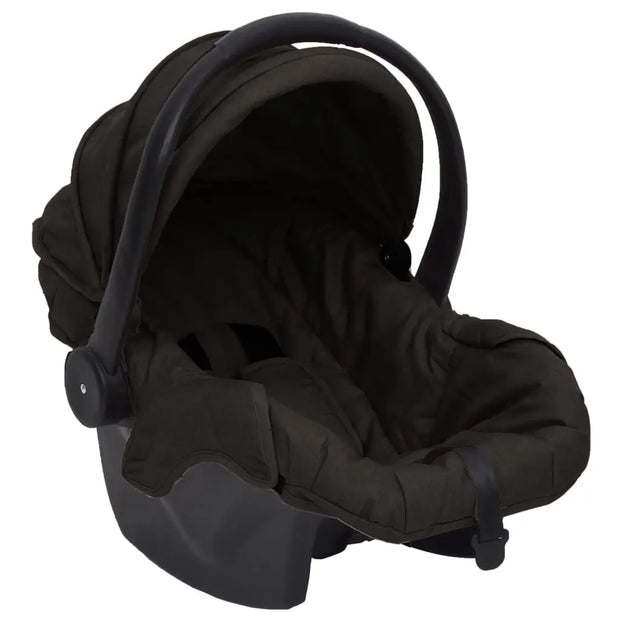 Poussette pour bébé 3-en-1 Anthracite et noir Acier vidaXL