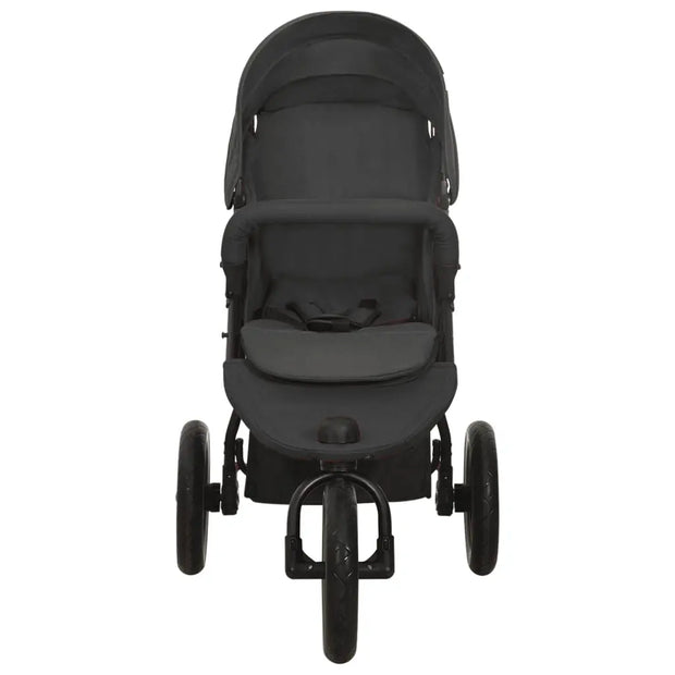 Poussette pour bébé Anthracite Acier vidaXL