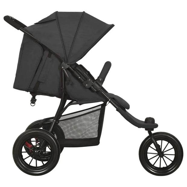 Poussette pour bébé Anthracite Acier vidaXL