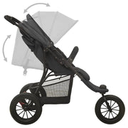 Poussette pour bébé Anthracite Acier vidaXL