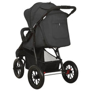 Poussette pour bébé Anthracite Acier vidaXL