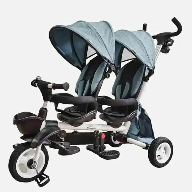 Poussette pour bébé New Giro Twin Jumeler Turquoise 125 x