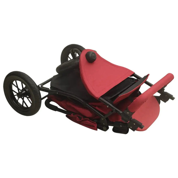 Poussette pour bébé Rouge Acier vidaXL