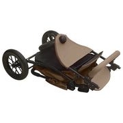 Poussette pour bébé Taupe Acier vidaXL