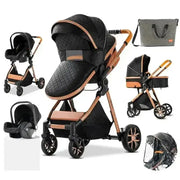 Poussette trio bébé VersaLite™ - Noir