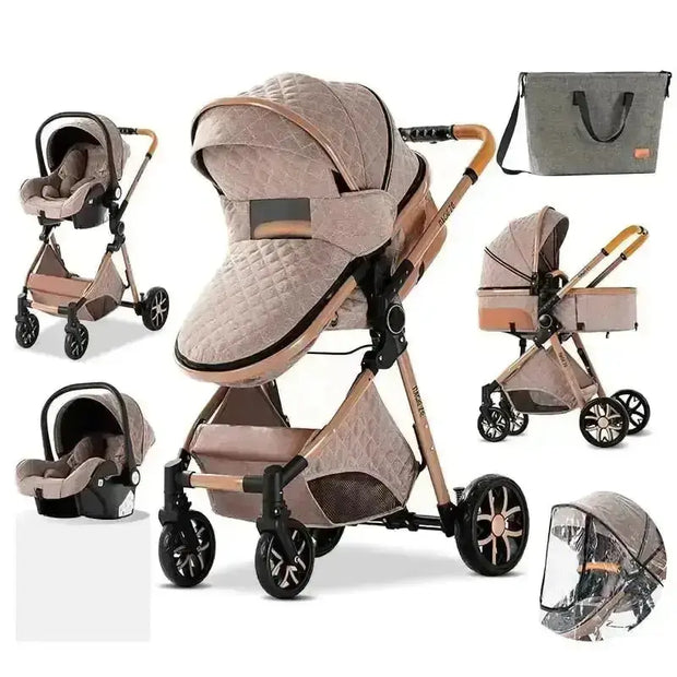 Poussette trio bébé VersaLite™ - Kaki