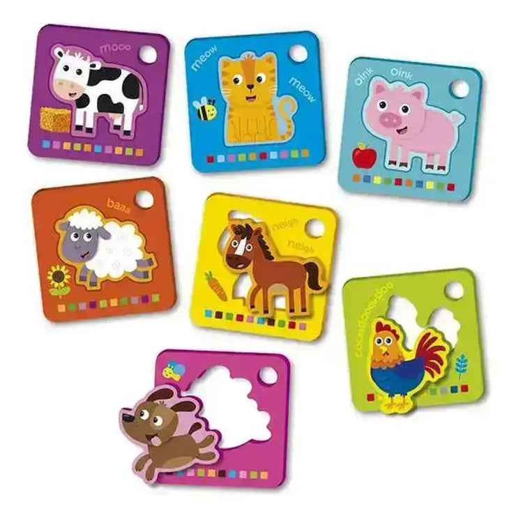 Puzzle Enfant Reig Flash Cards animaux Ferme - Bébé