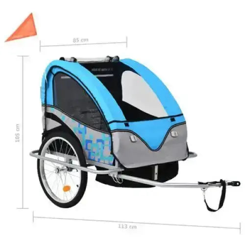 Remorque enfant pour Vélo pour Enfant 2 places - Bébé