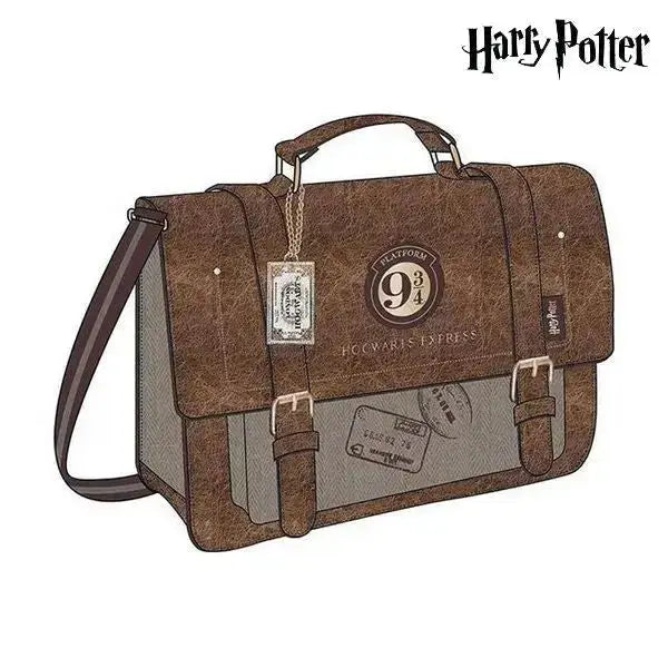 Sac à Bandoulière Harry Potter Marron - Bagages Sacs