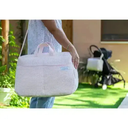 Sac à langer Mi bollito Rose 15 x 30 x 45 cm - Santé